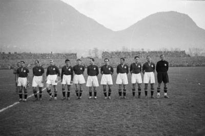 Partita di calcio Svizzera-Italia, inaugurazione dello stadio di Cornaredo
