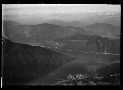 Veduta dal Monte Generoso verso le Alpi