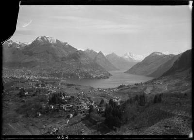 Montagnola e il golfo di Lugano