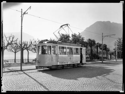 Tram sul lungolago di Lugano