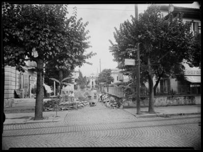 Lavori in Via Landriani a Lugano