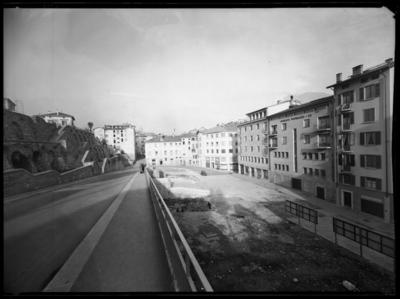 Via Giuseppe Motta e la nuova piazza al Sassello a Lugano