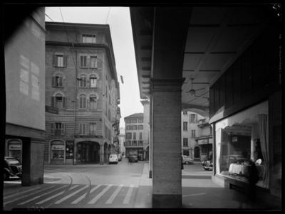 Incrocio tra Via Canova e Via Massimiliano Magatti a Lugano