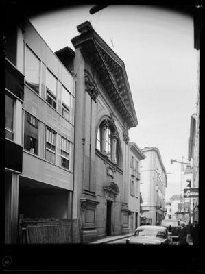 Via Pietro Peri e la chiesa di Santa Maria Immacolata a Lugano