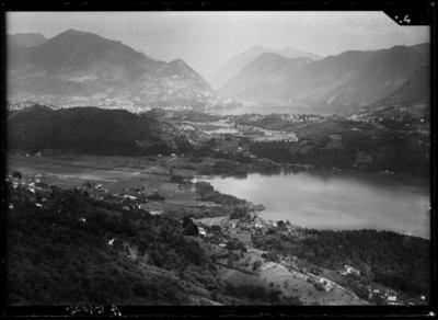 I golfi di Agno e Lugano visti da Vernate