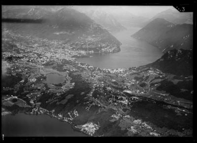 Veduta del golfo di Lugano verso oriente