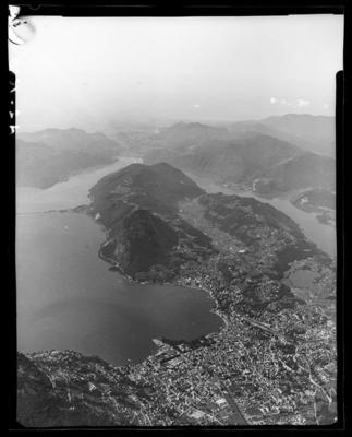 Veduta del golfo di Lugano da settentrione