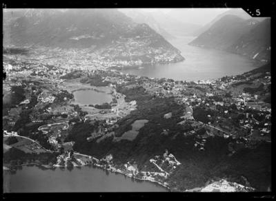 Veduta del golfo di Lugano verso oriente