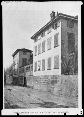 Villa Tanzina a Loreto prima della sua demolizione