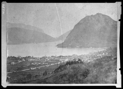 Veduta panoramica di Lugano della fine del XIX secolo