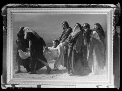 Dipinto di Antonio Ciseri "Il trasporto di Cristo al Sepolcro" nel Santuario della Madonna del Sasso a Orselina