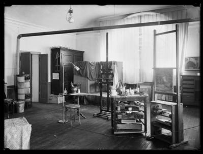 Studio del pittore Carlo Cotti a Lugano