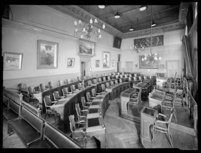 Sala del Consiglio comunale nel Palazzo Civico di Lugano