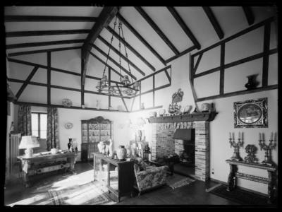 Interno della casa Van der Linden a Castagnola