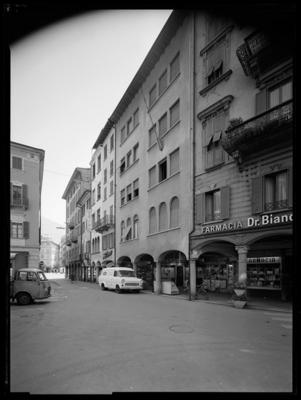 Piazzetta Emilio Maraini e Via Nassa a Lugano