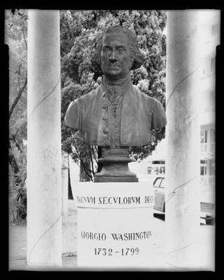 Monumento a George Washington in Riva Antonio Caccia a Lugano