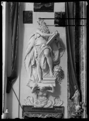 Mosè, stucco nella chiesa della Madonna d'Ongero a Carona