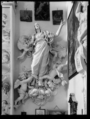 Maria Maddalena, stucco nella chiesa della Madonna d'Ongero a Carona