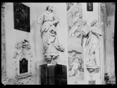 Santa Marta, stucco nella chiesa della Madonna d'Ongero a Carona