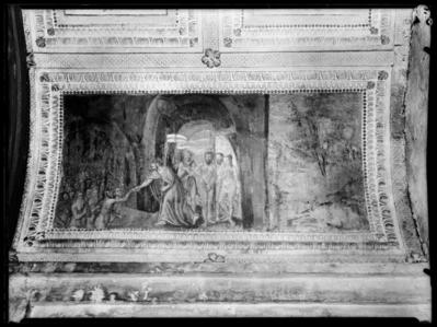 Affresco raffigurante le Anime del purgatorio nella chiesa di S. Carpoforo a Bissone