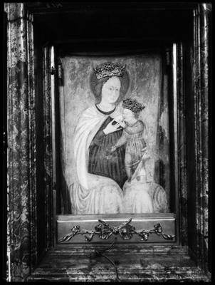 Affresco della Madonna del latte nel santuario di S. Maria dei Miracoli a Morbio Inferiore