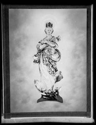 Statua lignea dell'Immacolata della chiesa di S. Maria Immacolata a Lugano