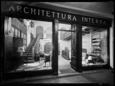 Vetrina del negozio Architettura Interna di A. Keller
