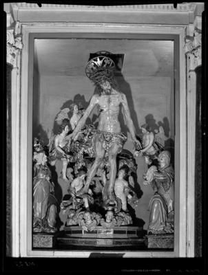 Gruppo statuario ligneo raffigurante il "Cristo Deposto" presso la chiesa parrocchiale dei SS. Giacomo e Cristoforo martire a Stabio