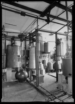 Interno della fabbrica La Sintetica di Chiasso