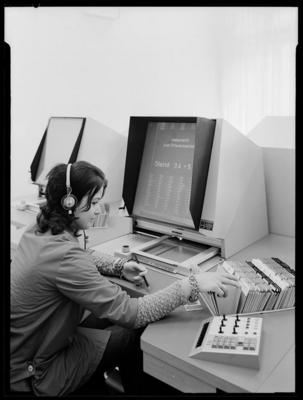 Telefonista alla Centrale telefonica di Viganello