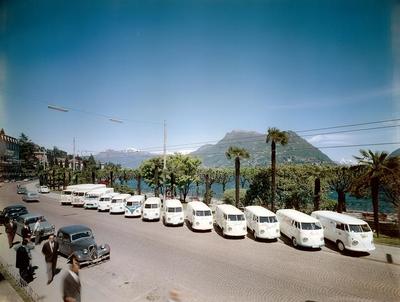 Camion della fabbrica di gelati Luganella