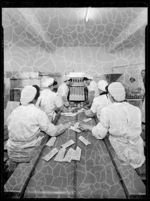 Produzione dei gelati Luganella della pasticceria Unternährer di Lugano