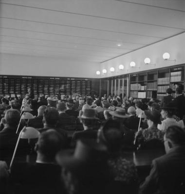 Inaugurazione della biblioteca cantonale di Lugano