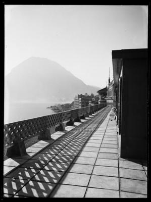 Terrazza dell'albergo Walter a Lugano