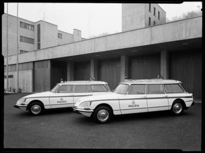 Automobili della polizia comunale di Lugano