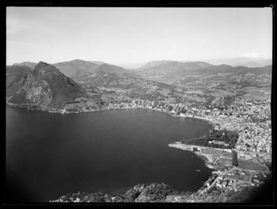 Veduta di Lugano dal Monte Brè