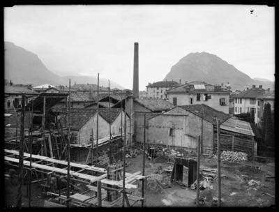 Cantiere in Via Serafino Balestra a Lugano