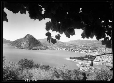 Veduta di Lugano da Brè