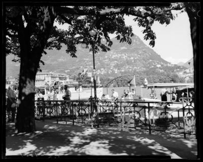 Lungolago di Lugano con battelli