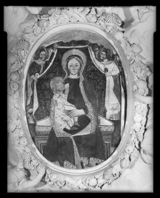 Madonna allattante nell'Oratorio di S. Maria Assunta a Rovio