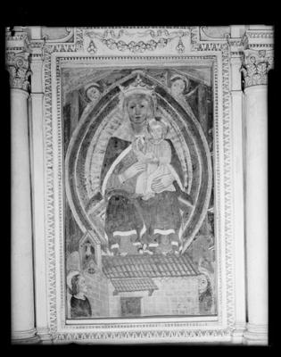 Madonna in mandorla nella chiesa di S. Maria di Loreto a Lugano
