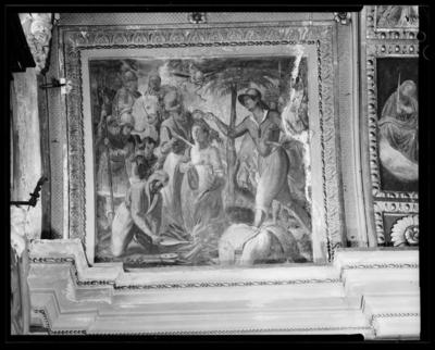 Affresco nella cappella di S. Lucia, cattedrale di S. Lorenzo a Lugano