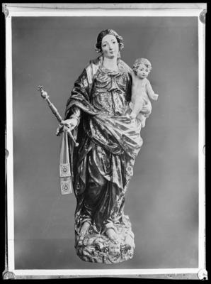 Statua della Madonna del Carmelo della chiesa di S. Rocco a Lugano