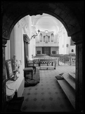 Interno della chiesa di S. Vitale a Riva San Vitale