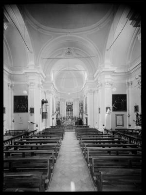 Interno della chiesa di S. Vitale a Riva San Vitale