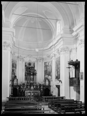 Presbiterio della chiesa di S. Vitale a Riva San Vitale