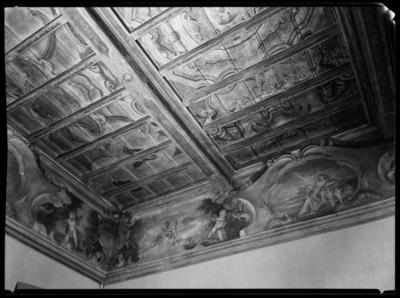 Soffitto e fregio della sala delle Quattro stagioni nel Palazzo Riva di S. Margherita a Lugano