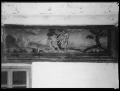 Affresco nella casa di Giovanni Battista Tarilli a Cureglia