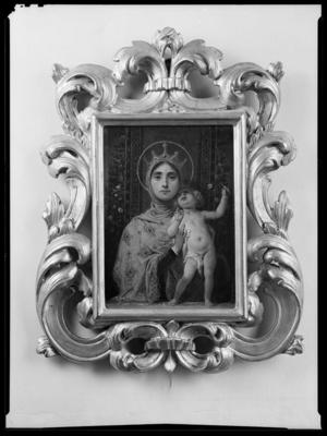 Dipinto raffigurante la Madonna col Bambino