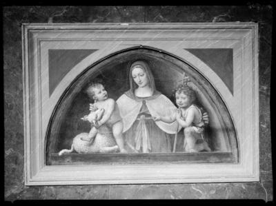 Madonna col Bambino e S. Giovanni Battista di Bernardino Luini nella chiesa di S. Maria degli Angeli a Lugano